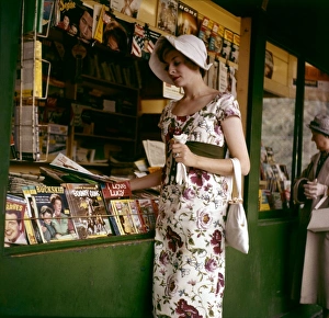 Images Dated 15th October 2012: Magazine Stall 1959