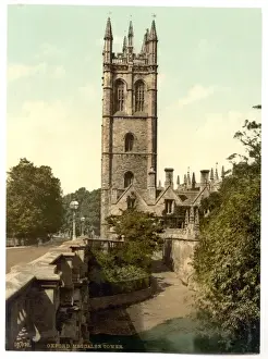 Magdalen Prints: Magdalen Tower, Oxford, England
