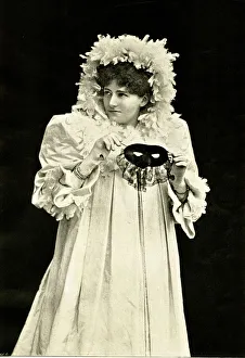 Maggie Ripley in Pink Dominos