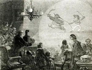 Magic Lantern Slide Show, Jack Tar Sailor movie cinema