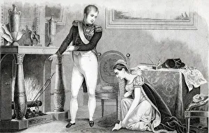 Unattributed Prints: Magnanimity of Napoleon towards Princess of Hatzfeld