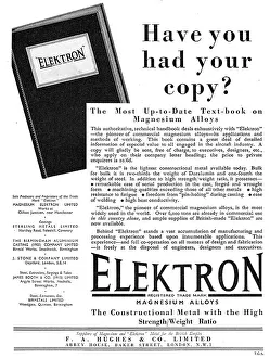 Magnesium Prints: Magnesium Elektron - Elektron Magnesium Alloys
