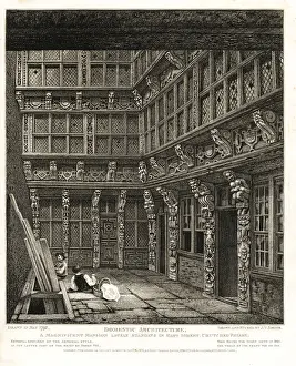 Friars Prints: A magnificent Tudor mansion standing on Hart
