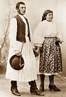 Budapest Prints: Magyar Peasants, Budapest, Hungary