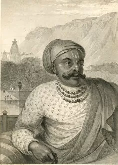 Images Dated 1st May 2018: Mahadji Scindia, Maratha ruler, Gwalior, Central India