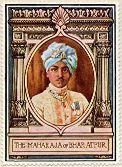 Stamp Collection: Maharaja of Bharatpur / Stamp