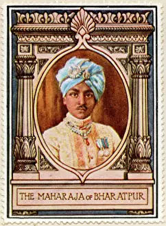 Stamp Prints: Maharaja of Bharatpur / Stamp