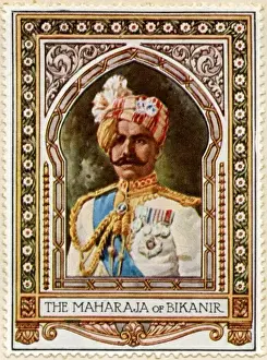 Singh Prints: Maharaja of Bikaner / Stamp