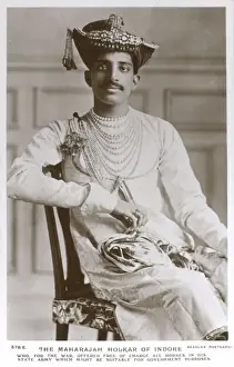 Maharajah Holkar of Indore, India