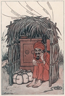 Mahatma Gandhi cartoon