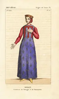 Gems Prints: Mahaut or Matilda II, Countess of Boulogne, 13th century