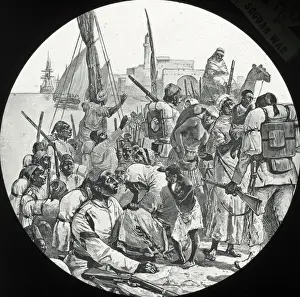 Embark Prints: Mahdist War - Sudan Campaign - Black troops leaving Massowah