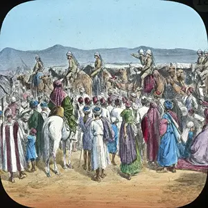Locals Prints: Mahdist War - Sudan Campaign - Hicks Pasha and Staff