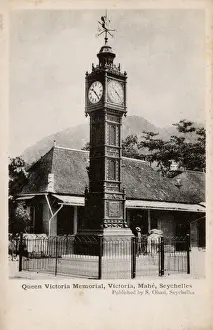 Clocktower Prints: Mahe, Seychelles - Queen Victoria Memorial