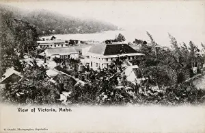 Mahe, Seychelles - View over Victoria