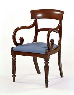 Mahogany Prints: Mahogany armchair