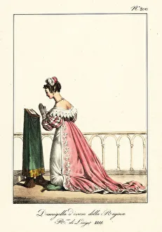 Maid of honour to Queen Anne of Austria, 17th century