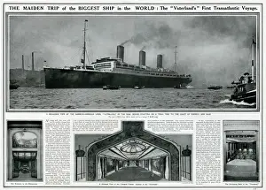 Amerika Prints: Maiden voyage of the Vaterland