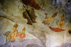 Maidens among clouds. 5th c. SRI LANKA. Sigiriya