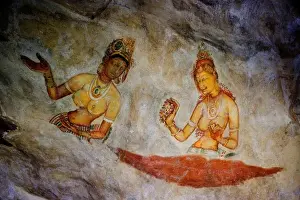 Maidens among clouds. 5th c. SRI LANKA. Sigiriya