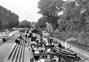 Boulters Prints: Maidstone Boulter's Lock early 1900s