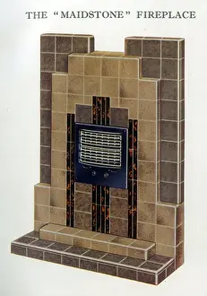 Maidstone Prints: The Maidstone Fireplace