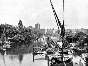 Maidstone River Medway early 1900s