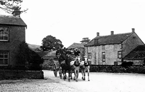 Kettlewell Prints: The Mail Coach, Kettlewell, Victorian period