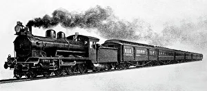Mail train, Japan, early 1900s