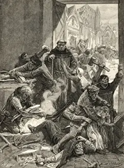 Collectors Prints: Maillotin Riots, Paris