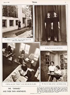 Paget Prints: Maimie and Celia Paget, twin daughters of the late Eric Morton Paget