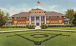 Neat Prints: Main building, Masonic & Eastern Star Home, Greensboro, North Carolina, USA Date: 1943