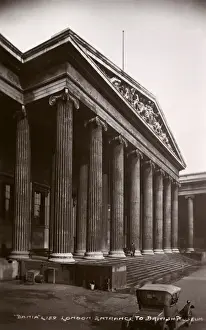 Smirke Prints: The Main entrance to the British Museum, London
