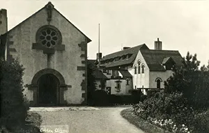 Images Dated 3rd April 2019: Main entrance to Caldey Abbey - Caldey Island