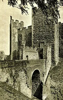 Crenellated Prints: Main entrance, Framlingham Castle, Suffolk