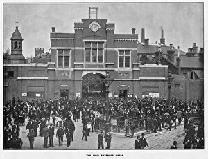 Archway Gallery: Main entrance gates, Woolwich Arsenal, SE London