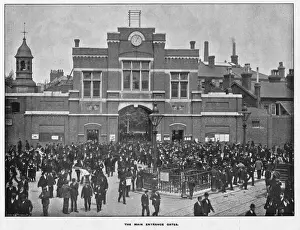Archway Prints: Main entrance gates, Woolwich Arsenal, SE London