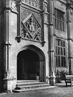 Archway Collection: Main entrance, Montacute House, Montacute, Somerset