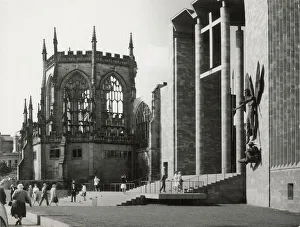 Porch Prints: The main entrance to New Coventry Cathedral