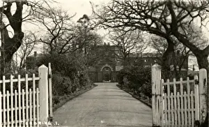 1838 Prints: Main entrance, Union workhouse, Tendring, Essex