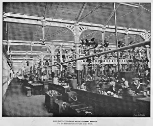Turning Prints: Main factory interior, Woolwich Arsenal