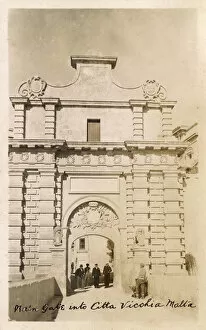 The Main Gate into Mdina, Malta