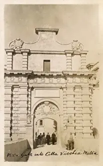 The Main Gate into Mdina, Malta