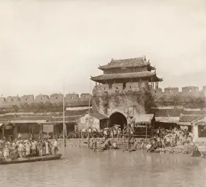 Revolutionaries Prints: One of the main gates of Nanking, China