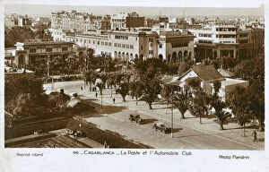 Morocco Gallery: Main Post Office and Automobile Club, Casablanca, Morocco