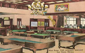 Gaming Prints: Main room, The Golden Nugget, Las Vegas, Nevada, USA