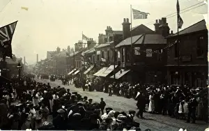 Main St - King George VII Procession, Mexborough, Yorkshire
