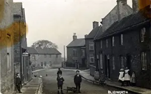 Nottinghamshire Prints: Main Street, Blidworth, Mansfield, England