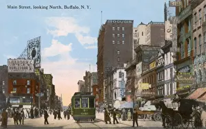 Main Street, Buffalo, New York State, USA