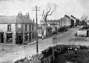Images Dated 16th December 2004: The Main Street of Dove Holes, Derbyshire, 1913